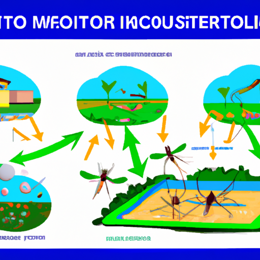 המחשה של שיטות הדברת יתושים כימיות תוך התמקדות בהשפעות הסביבתיות הפוטנציאליות שלהן